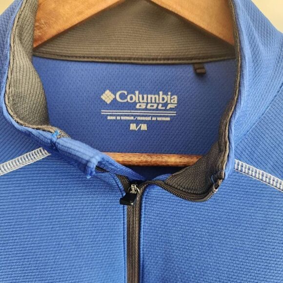 Columbia Men's Omni Wick Shotgun 1/4 Zip Golf Pullover Size Medium - Picture 4 of 5